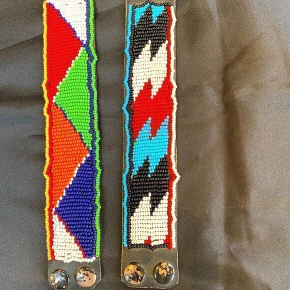 Set of 2 beaded bracelets - Picture 1 of 4